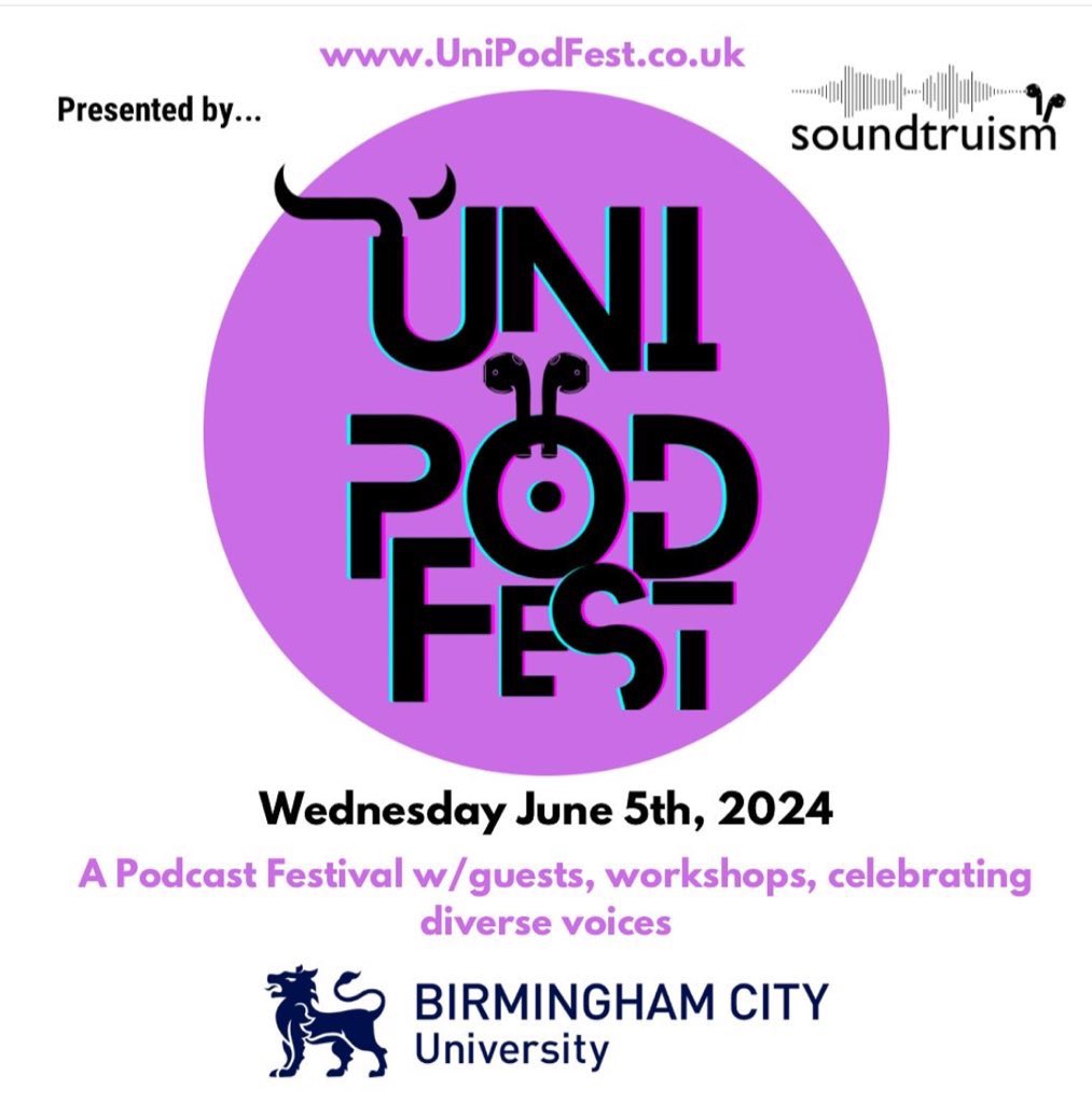 TICKETS ARE SELLING FAST 💨 
Don’t miss out!
Tickets on sale @ UniPodFest.co.uk