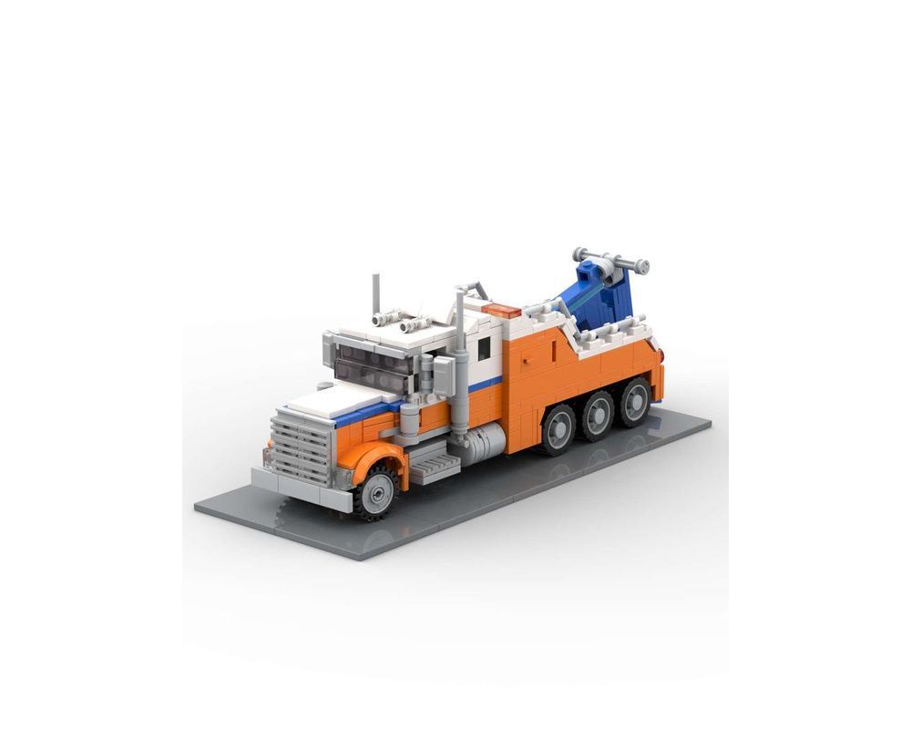 Giant Tow Truck inspired by 42128 in MiniFig Scale by williweb #LEGO reb.li/m/178043