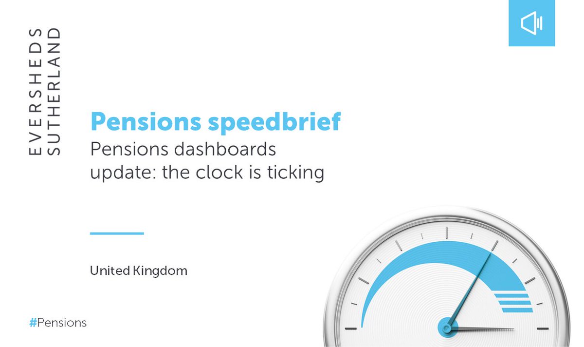 Now we have the DWP’s dashboards connection guidance, it’s clear that pension schemes need to connect to the pensions dashboards infrastructure sooner rather than later. Our speedbrief sets out some urgent points for you to consider: eversheds-sutherland.com/en/global/insi…