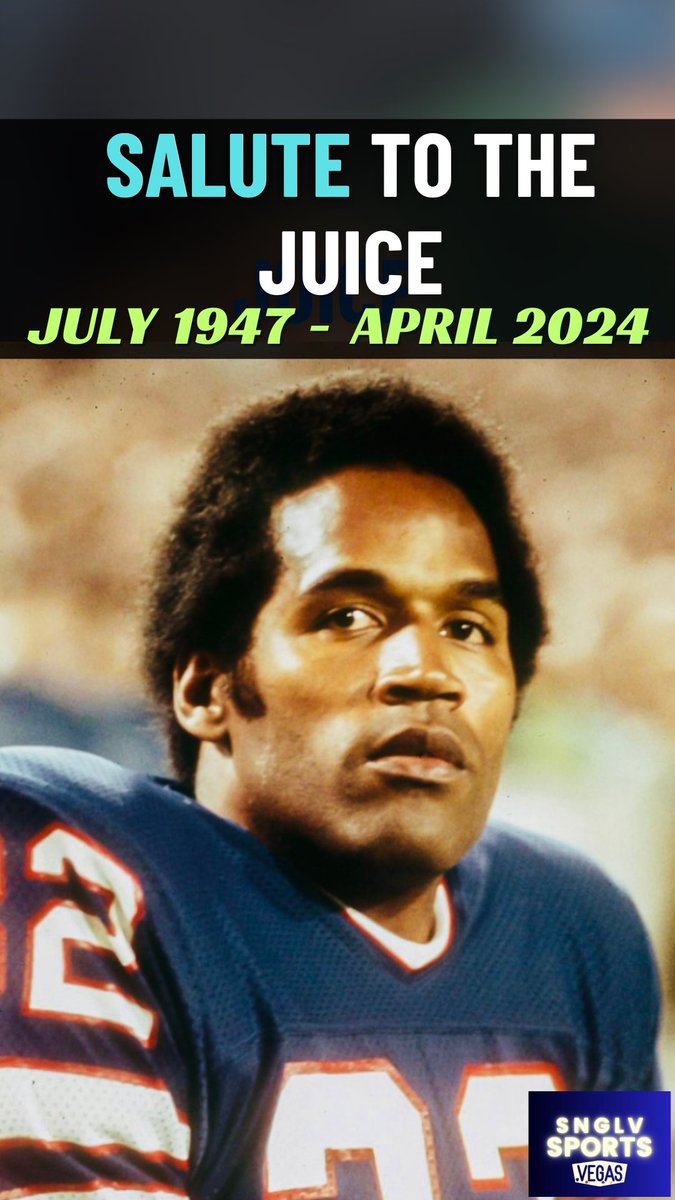 SportsNewsVegas's tweet image. Rest in peace OJ Simpson