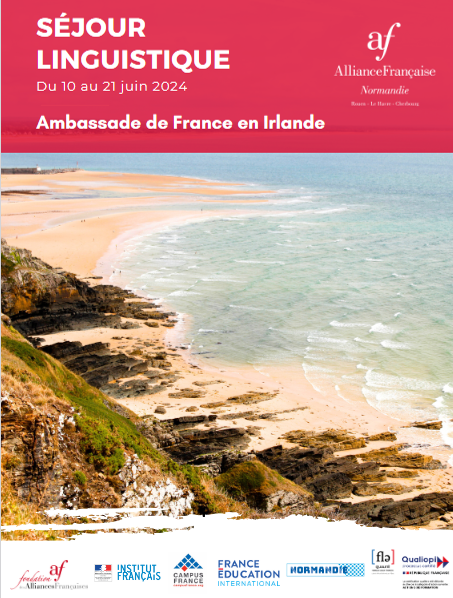 French Teachers in Ireland 🇫🇷🇮🇪👩‍🏫👨‍🏫

Apply until the 10th of May for a scholarship with <a href="/AFNormandie/">Alliance Française de Normandie</a> 📅

Get the chance to participate in a two week training session from June 10th-21st 🙌

To apply👉 cutt.ly/fw4JOXmt