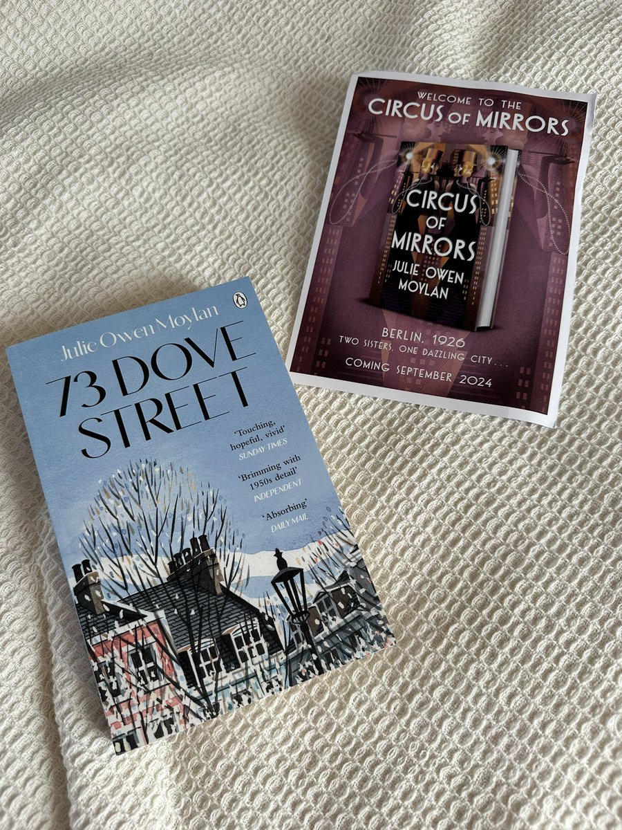 Thanks so much to @beswick_jessie for this gorgeous paperback of the brilliant #73DoveStreet - I am besotted with that new cover @JulieOwenMoylan 😍😍 If you haven’t read it yet, now is the time! 🩵
