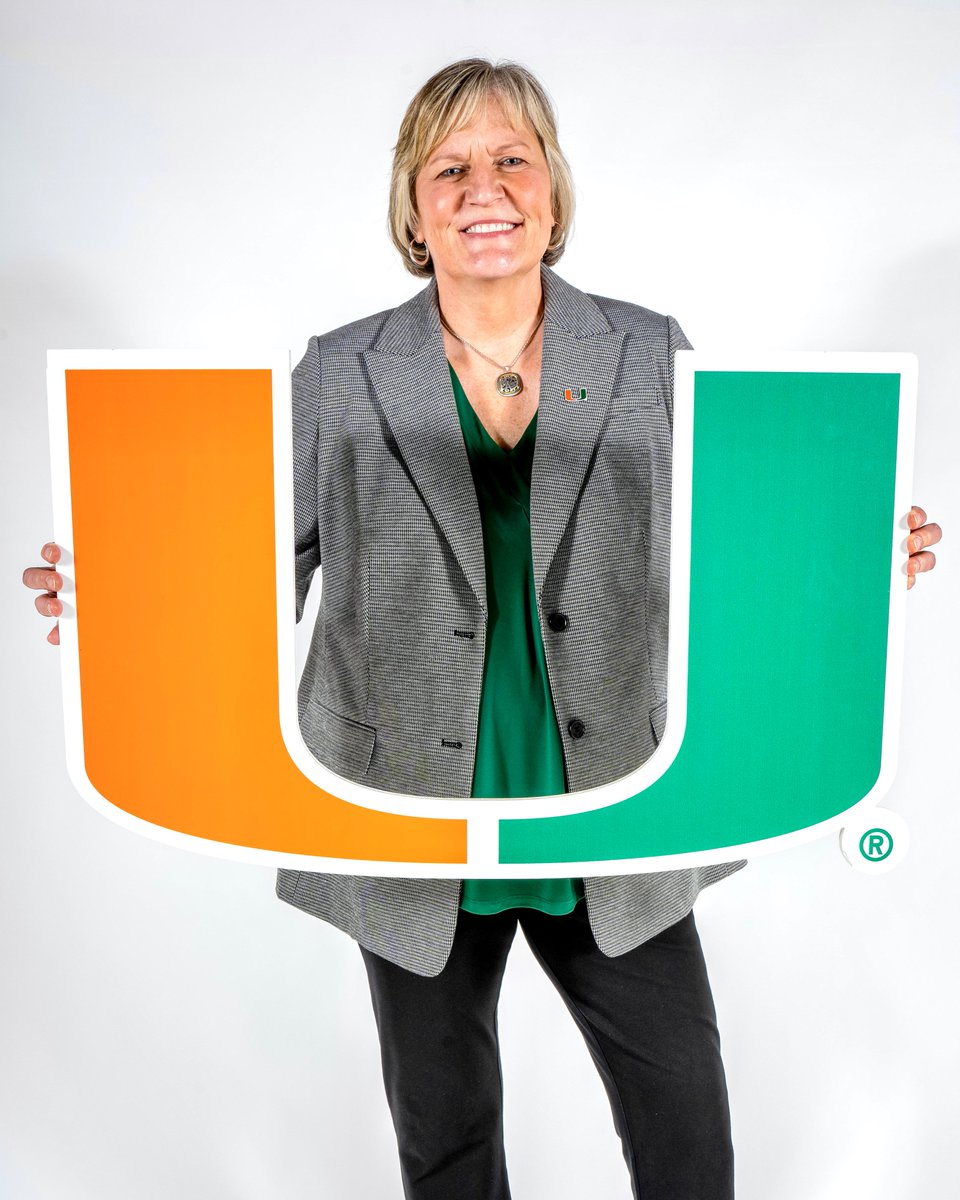 Miami Hurricanes (@miamihurricanes) on Twitter photo Officially introduced the eighth head coach in <a href="/CanesWBB/">Hurricanes Womenโs Basketball</a> history yesterday!
Welcome to The U, <a href="/CoachCullop/">Tricia Cullop</a> ๐ Officially introduced the eighth head coach in <a href="/CanesWBB/">Hurricanes Womenโs Basketball</a> history yesterday!
Welcome to The U, <a href="/CoachCullop/">Tricia Cullop</a> ๐