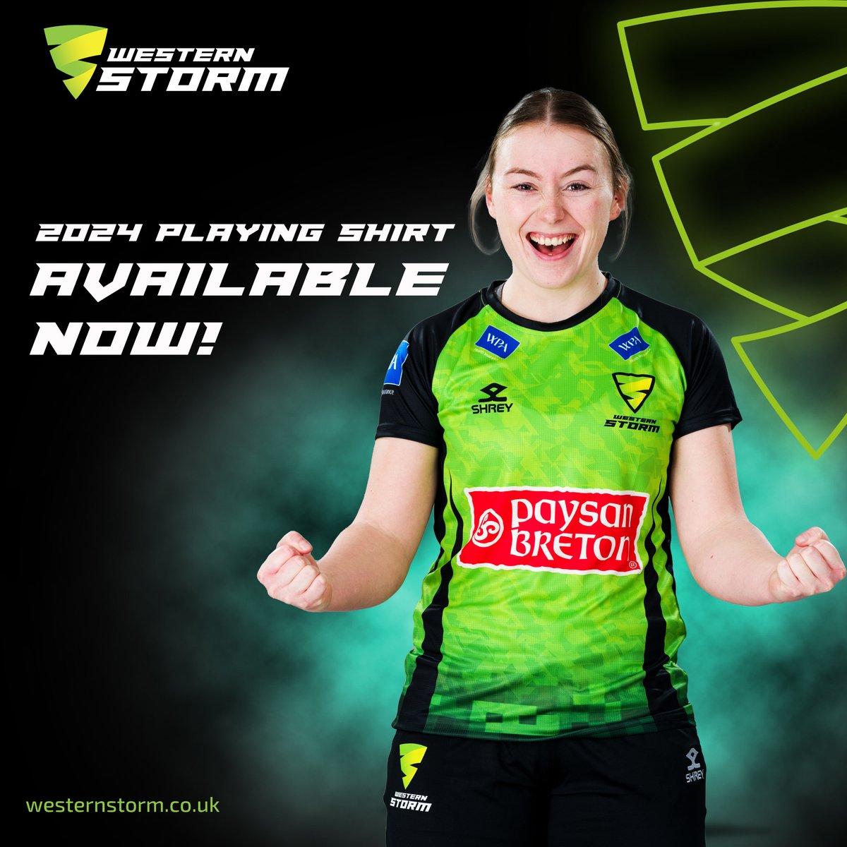 Western Storm 2024 playing shirts are now available to purchase! ➡️➡️ westernstorm.co.uk/news/shop/ #StormTroopers