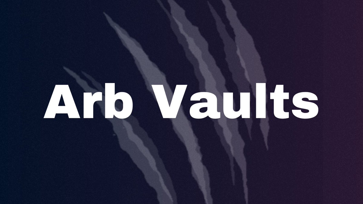 The next big product we will be shipping is high frequency arb vaults 🚀 We will be democratizing access to these bots making them available to everyday DeFi users 🤝 Let's talk about why they are a game changer for liquidity provision on @injective 🤯 A thread 🧵/