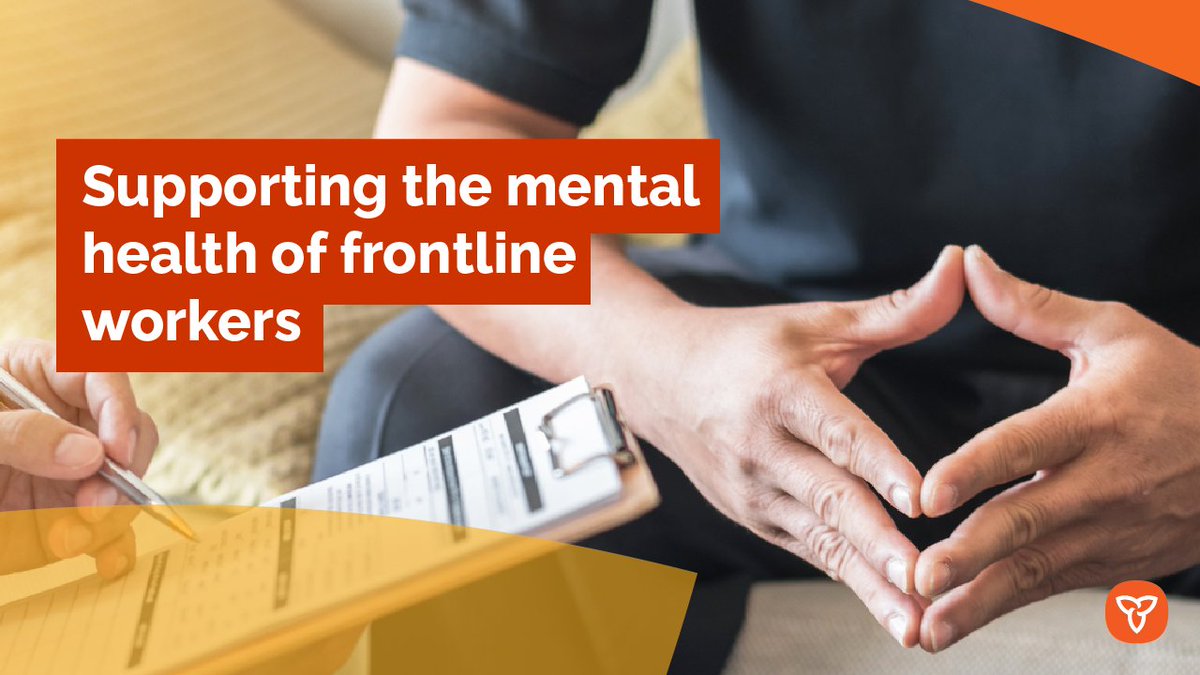 Recognizing the importance of mental health is key to early intervention. Ontario stands by frontline workers and their families, providing essential resources and support. Explore mental health supports: ontario.ca/page/mental-he…
