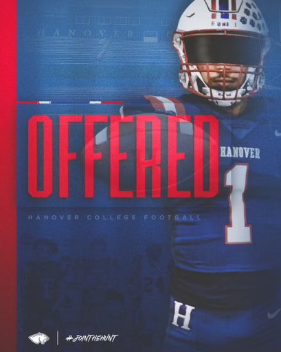 Jeremiah βJDβ Darlington π―π²πΊπΈ (@d27jeremiah) on Twitter photo #AGTGβοΈ I have received an offer from Hanover College!! ππΎ @Bama2A_Football <a href="/AL_Recruiting/">AL Recruiting</a> #AGTGβοΈ I have received an offer from Hanover College!! ππΎ @Bama2A_Football <a href="/AL_Recruiting/">AL Recruiting</a>