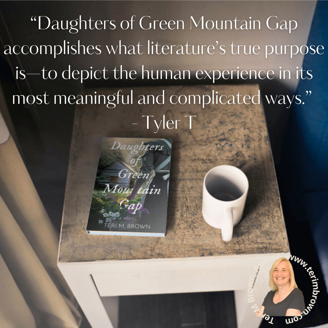 #readerphoto

'#DaughtersofGreenMountainGap accomplishes what literature’s true purpose is—to depict the human experience in its most meaningful and complicated ways.' -Tyler T

#terimbrownauthor
#sunflowersbeneaththesnow
#historicalfiction
#anenemylikeme
#characterdriven