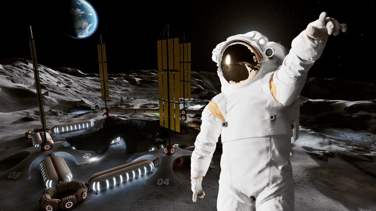 Zieht Euch den Raumanzug an und startet Eure eigene Mondmission! In @FortniteGame's Lunar Horizons schließt Ihr Euch ESA-Astronautinnen und Astronauten an und baut das @Hassell_Studio Lunar Habitat. Erstellt in UEFN mit Buendea und @TeamPWR. 👉esa.int/About_Us/Brand…