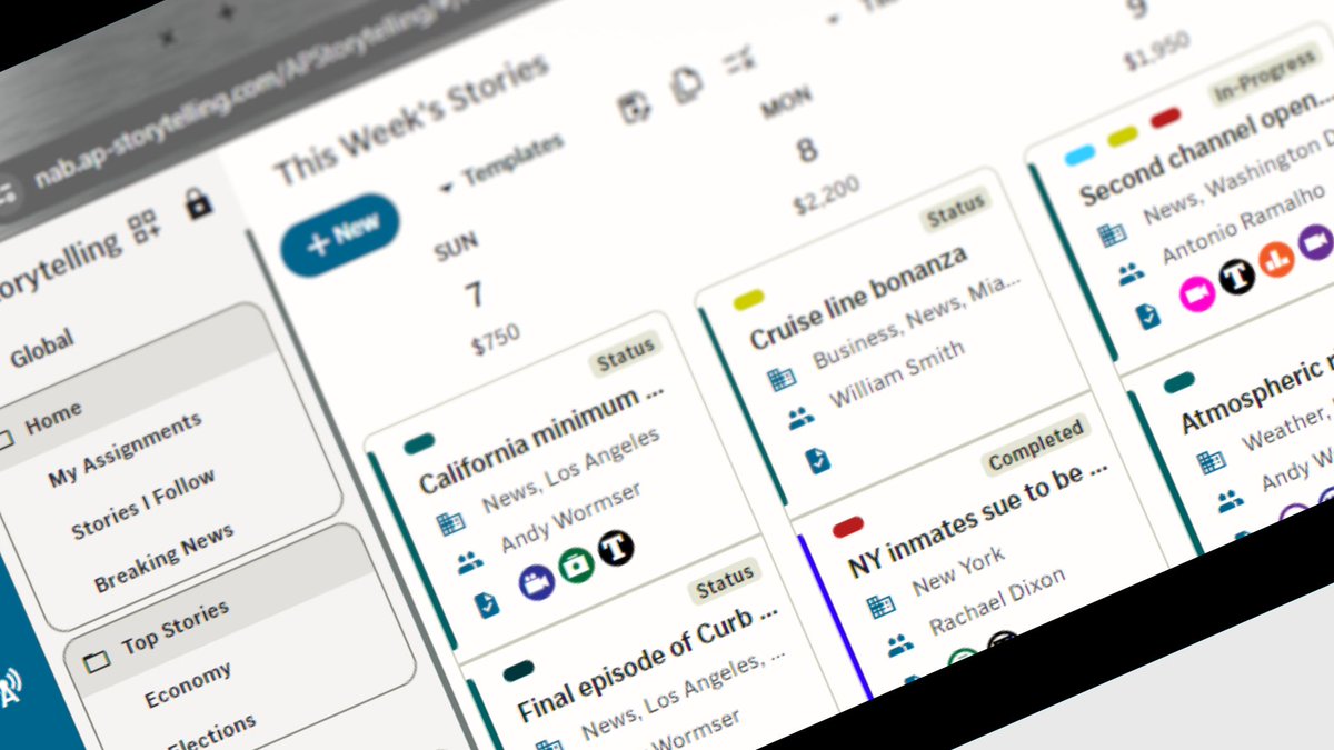 🎤 Previewing at #NABShow2024: AP Storytelling, a revolutionary leap in news production. Born from the minds at AP Workflow Solutions, it's set to transform storytelling. Meet us at booth SL2105! Learn more buff.ly/4atO69w
