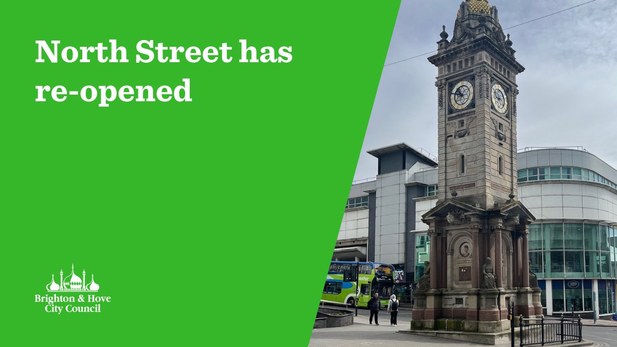 North St and Windsor St are now open 🚶🚌 The structure on Boots' roof no longer presents an immediate danger to the public. Scaffolding will remain in place. Thanks for your cooperation and patience to ensure everyone’s safety and keep the city moving 💚