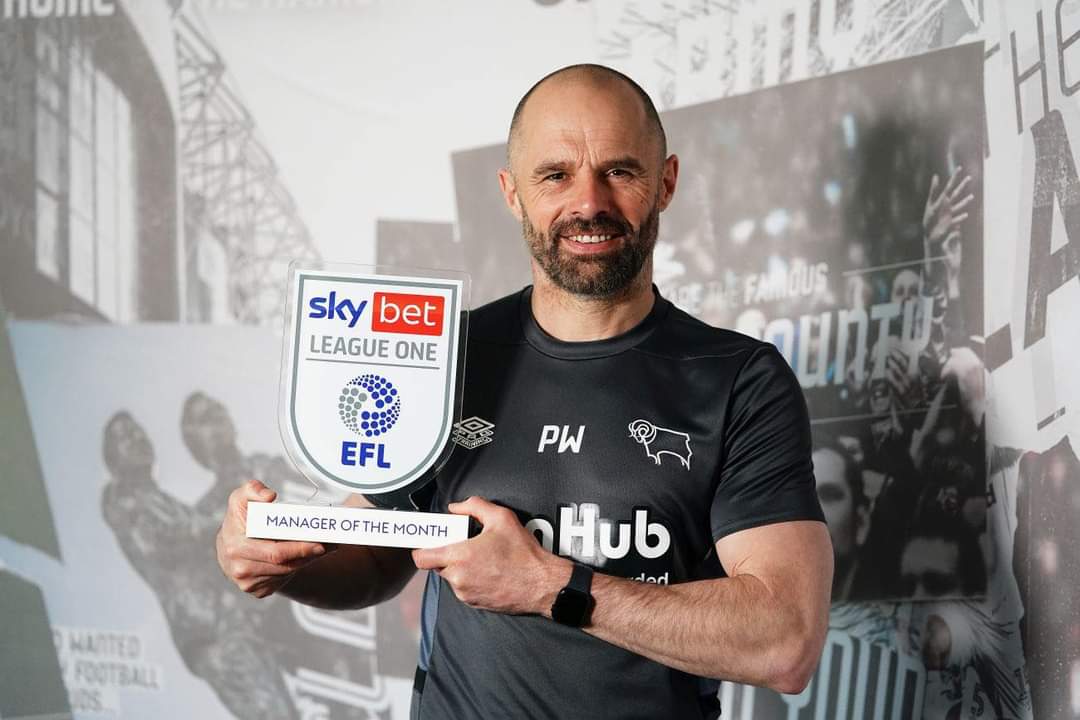 Paul Warne ha sido nombrado el entrenador del mes de marzo. 🐏👏

#DCFC