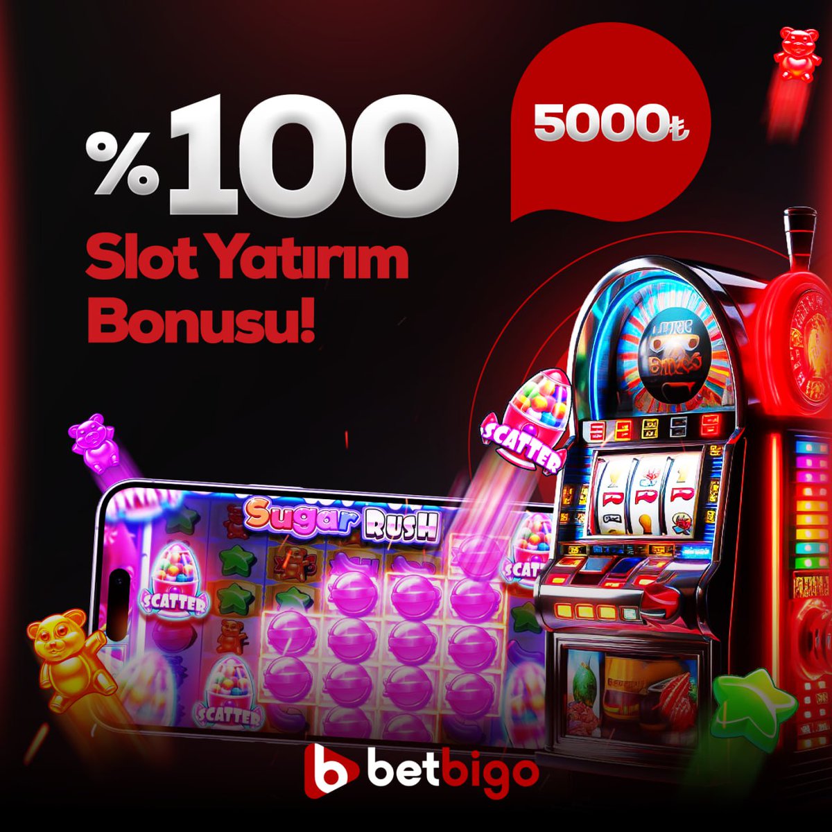 📢 Heyecanı ikiye katla! Şimdi 5000 TL'ye kadar %100 SLOT BONUSU fırsatını kaçırma! Kazanmanın keyfini artır, favori slot oyunlarında şansını dene, büyük ödüllere bir adım daha yaklaş. Hemen katıl ve kazanmaya başla! 🎉