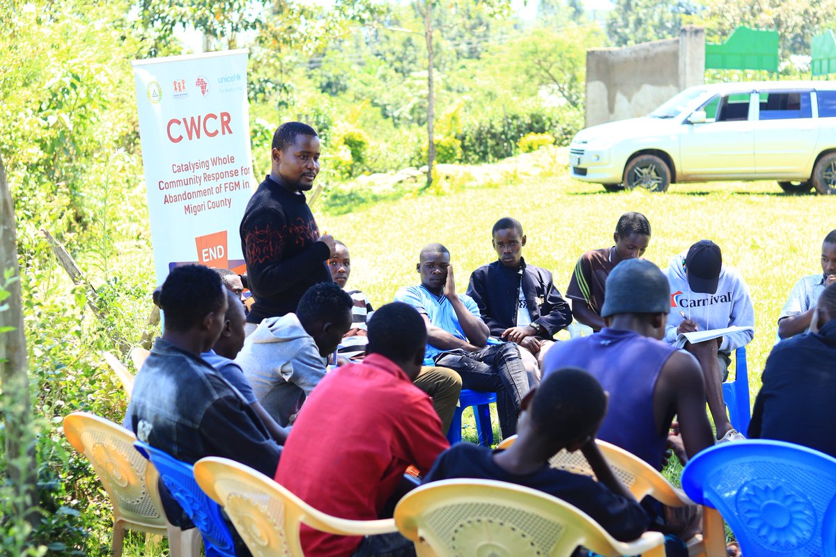 At @TunawezaEmpower we have embrace the need to call for active participation of boys and men in the journey towards ending FGM since it has been proven that change comes faster when you involve men to further the interest of girls and women. #MenEndFGM and #ChildMarriage