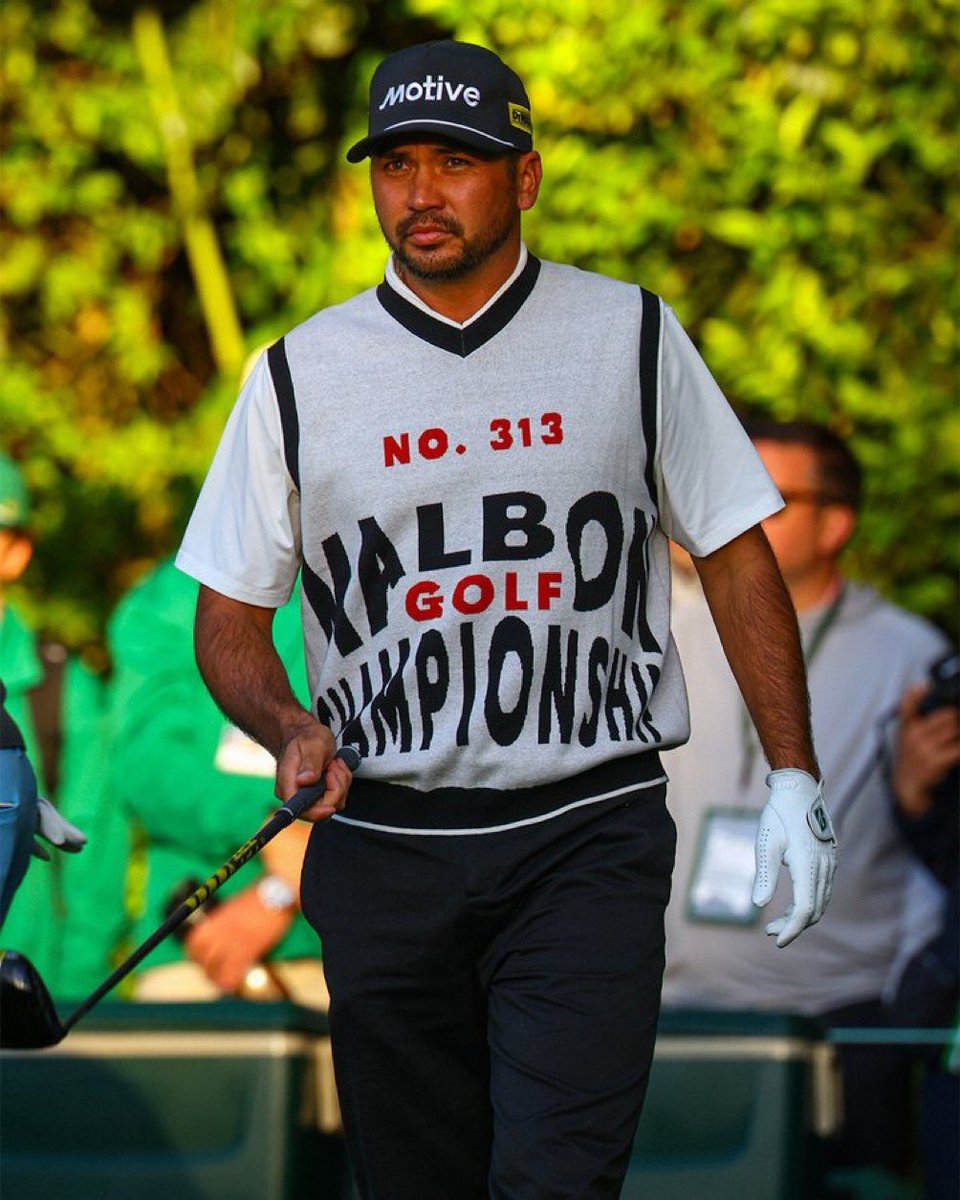 Jason Day dressed like he’s golfing in The Waterbury Open today