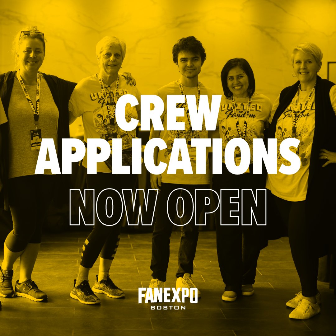 Crew, assemble! Want to join the team of heroes that helps put on FAN EXPO Boston? We're accepting applications for crew positions now. Apply to join our team HERE: spr.ly/6018wtet0 #FANEXPOBoston2024 #FANEXPOBoston #boston #massachusetts #newengland