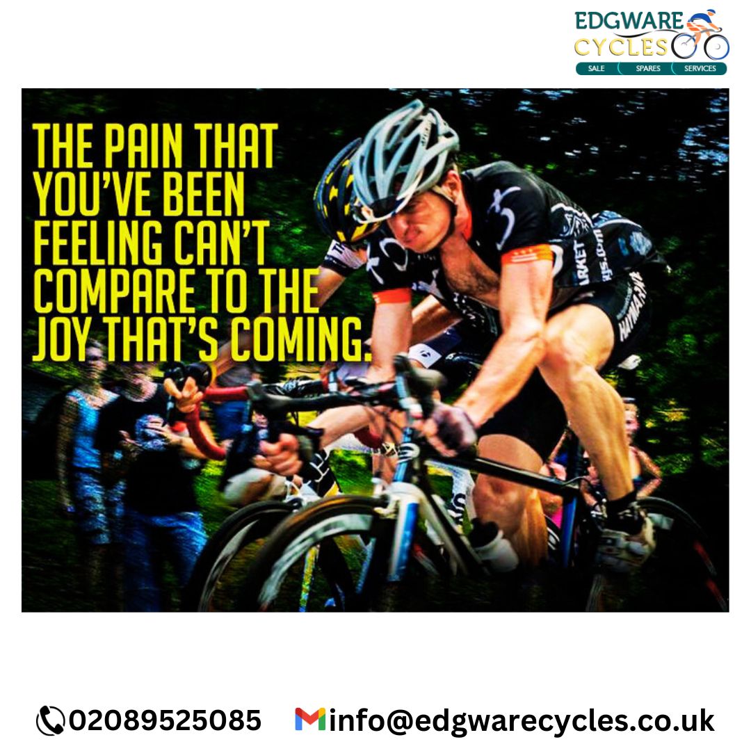The Pain That You've Been Feeling,

Can't Compare To The Joy That's Coming.

#EdgwareCycles #Edgware #London #Londonlife #CycleRepairs