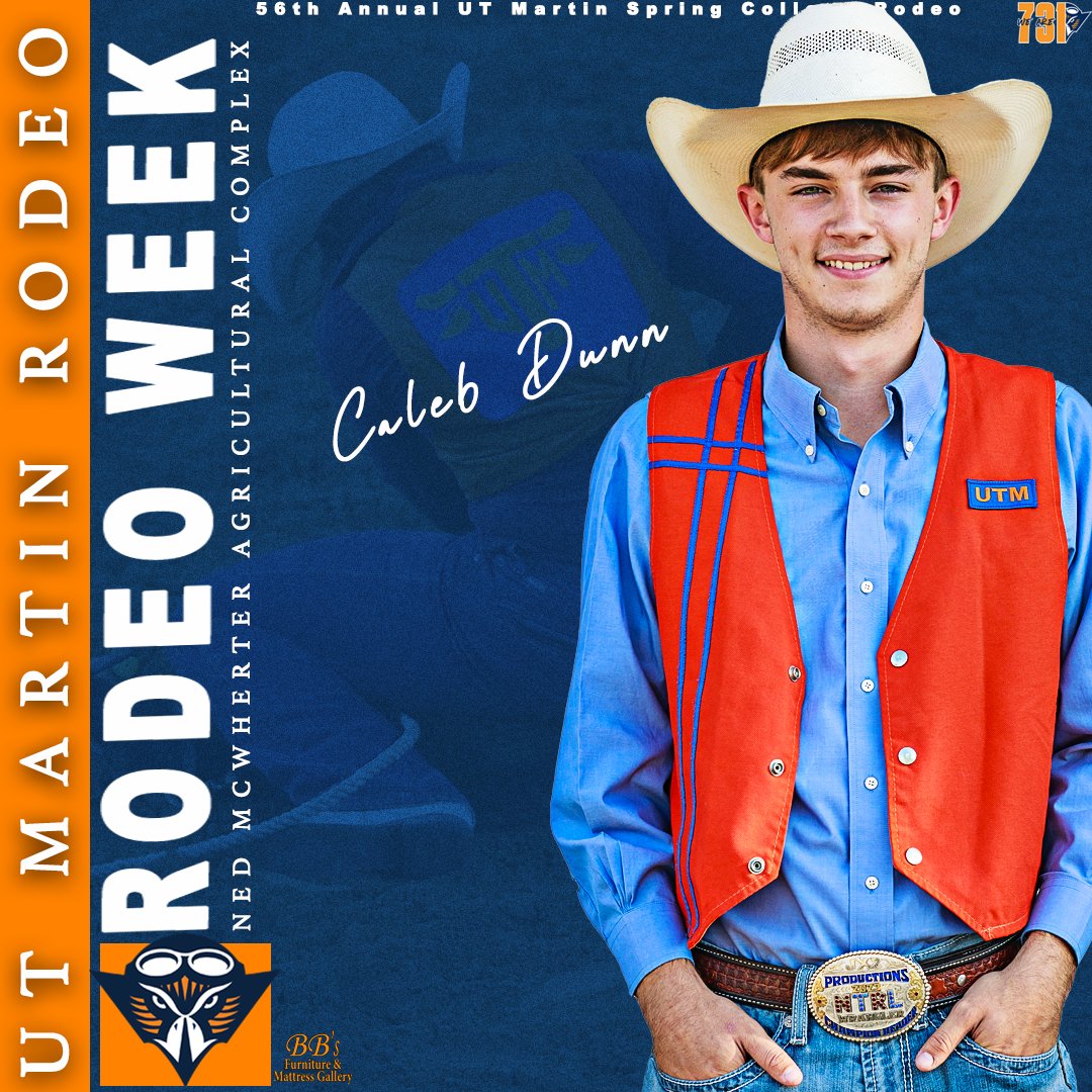 It's GAMEDAY at the Ned McWherter Agricultural Complex! The 56th Annual UT Martin Spring College Rodeo rolls along tonight as the Tennessee Tractor, LLC Performance night begins at 7:30 p.m.! Buy tickets or purchase the live stream here: bit.ly/4cVC6iM #MartinMade