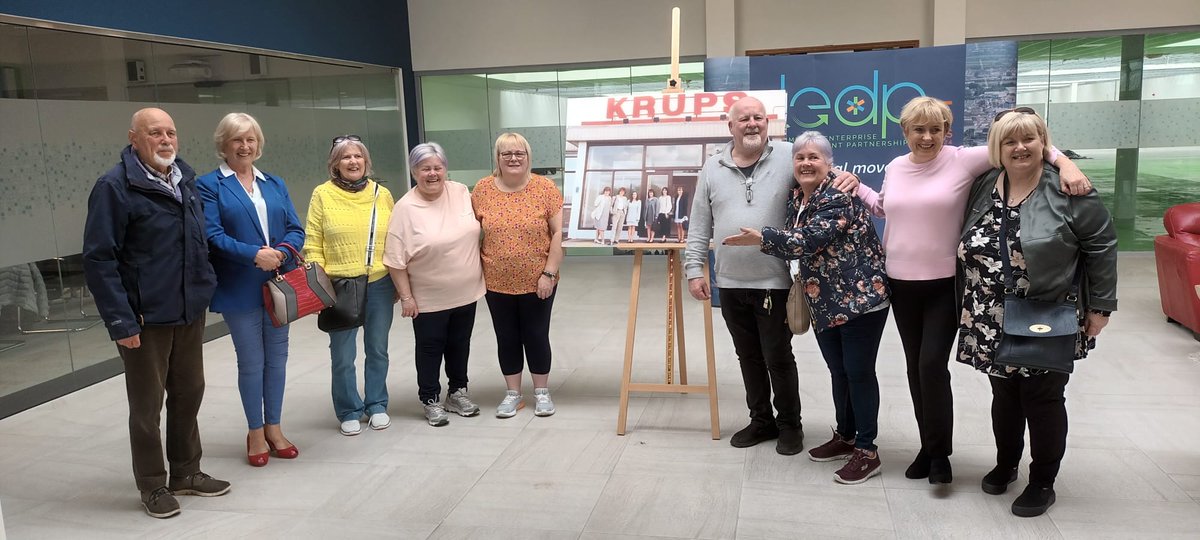 A HUGE thank you to everyone who came to our 3 Open Days this week in the LEDP(the site of the old Krups factory). Memories + memorabilia were shared and many friends and former colleagues met. Hope to see you all again at the Krups exhibition this September! #Limerick #Krups