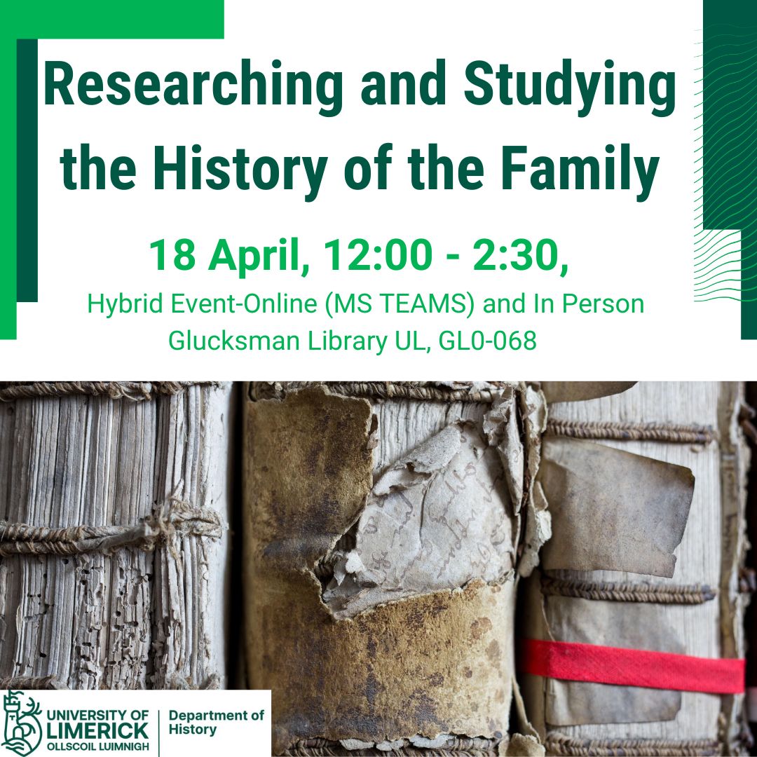 Join us online or in person, on Thursday, 18 April from 12:00 – 14:30 for ‘Researching and Studying the History of the Family Please register whether you are participating online or in person:events.teams.microsoft.com/event/b3f967ec…