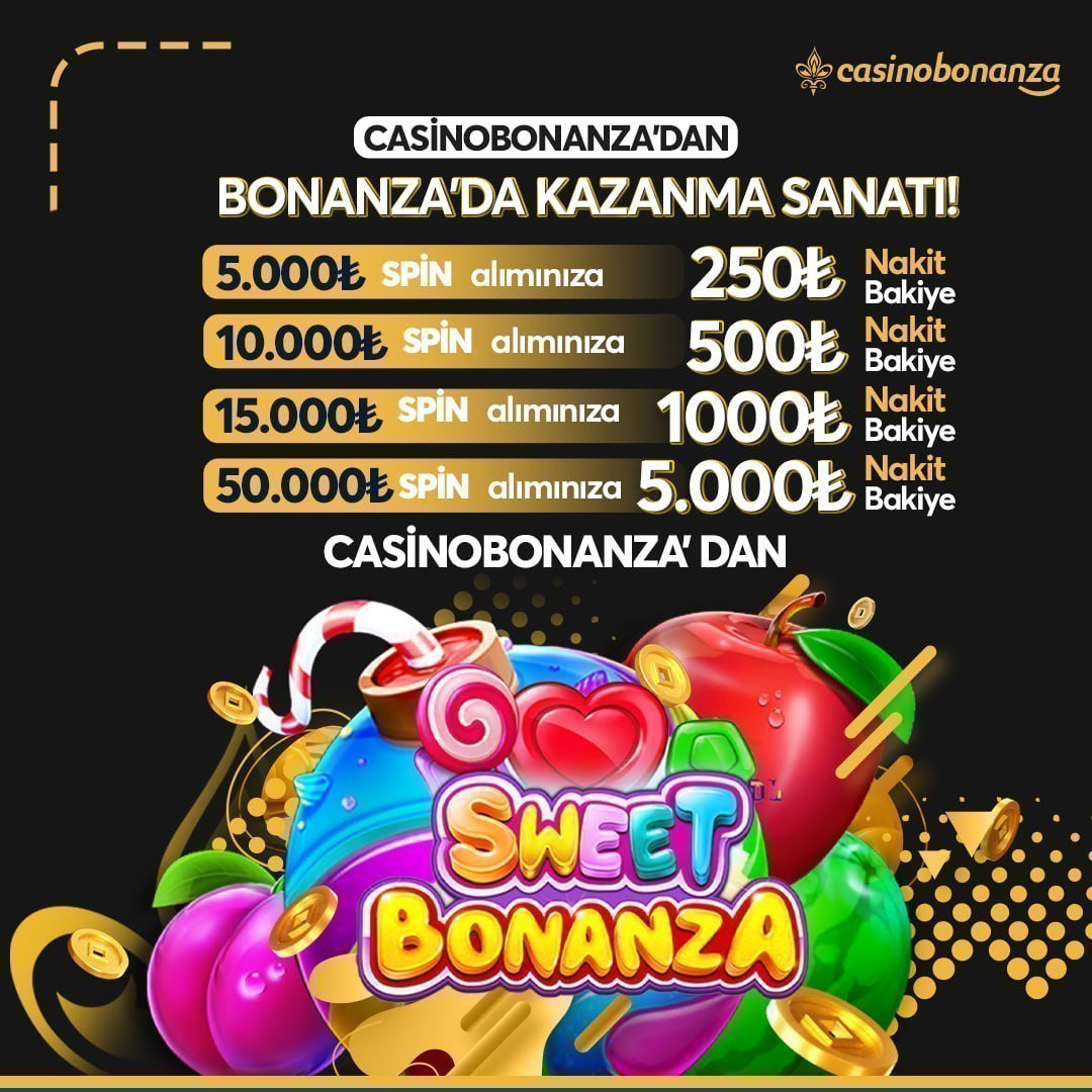 🌟 5000₺ NAKİT HEDİYE 🌟 ✖️#CasinoBonanza farkı ile kazancın kitabı yeniden yazılıyor . ➕ Satın aldığınız her spin için NAKİT ödüller seni bekliyor ! ✅ Kazanmak hiç bu kadar kolay olamamıştı ! Güncel Adres 🚩 t2m.io/casinobonanzac…