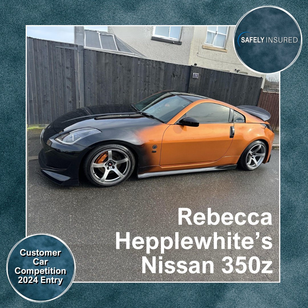 InsureDailyUK's tweet photo. Rev it up for Rebecca's Nissan 350Z! Can it take the #SafelyInsuredCarOfTheYear crown? You decide!  Voting opens soon once entries close on Monday 29th April. 

Check out the links below to find out more!

Details: https://t.co/4n1rVou4Mu

Entries so far: https://t.co/EY7ENDgCD4 https://t.co/gmj3jJOnSJ
