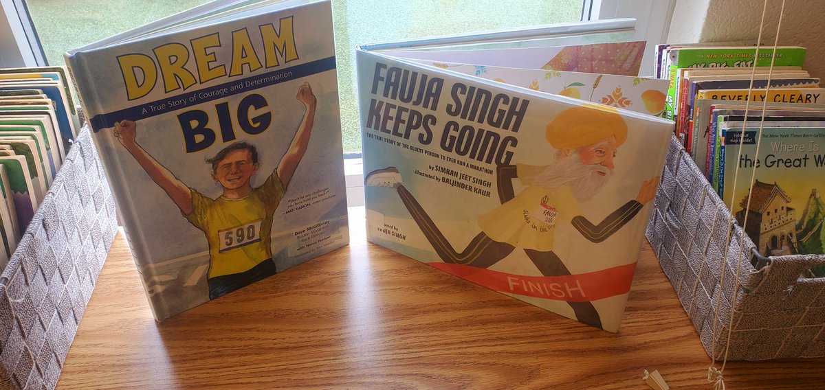 Our class was inspired by these amazing true stories and just in time for the Boston Marathon. 🏃‍♀️