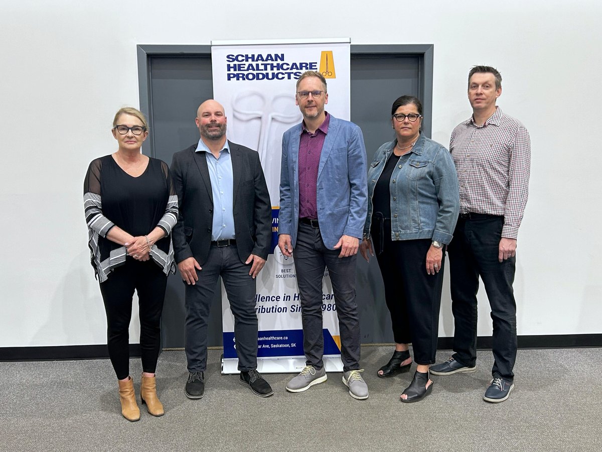 Jay Stevens, President &amp; CEO of The Stevens Company, recently visited Schaan's head office to solidify this exciting collaboration.