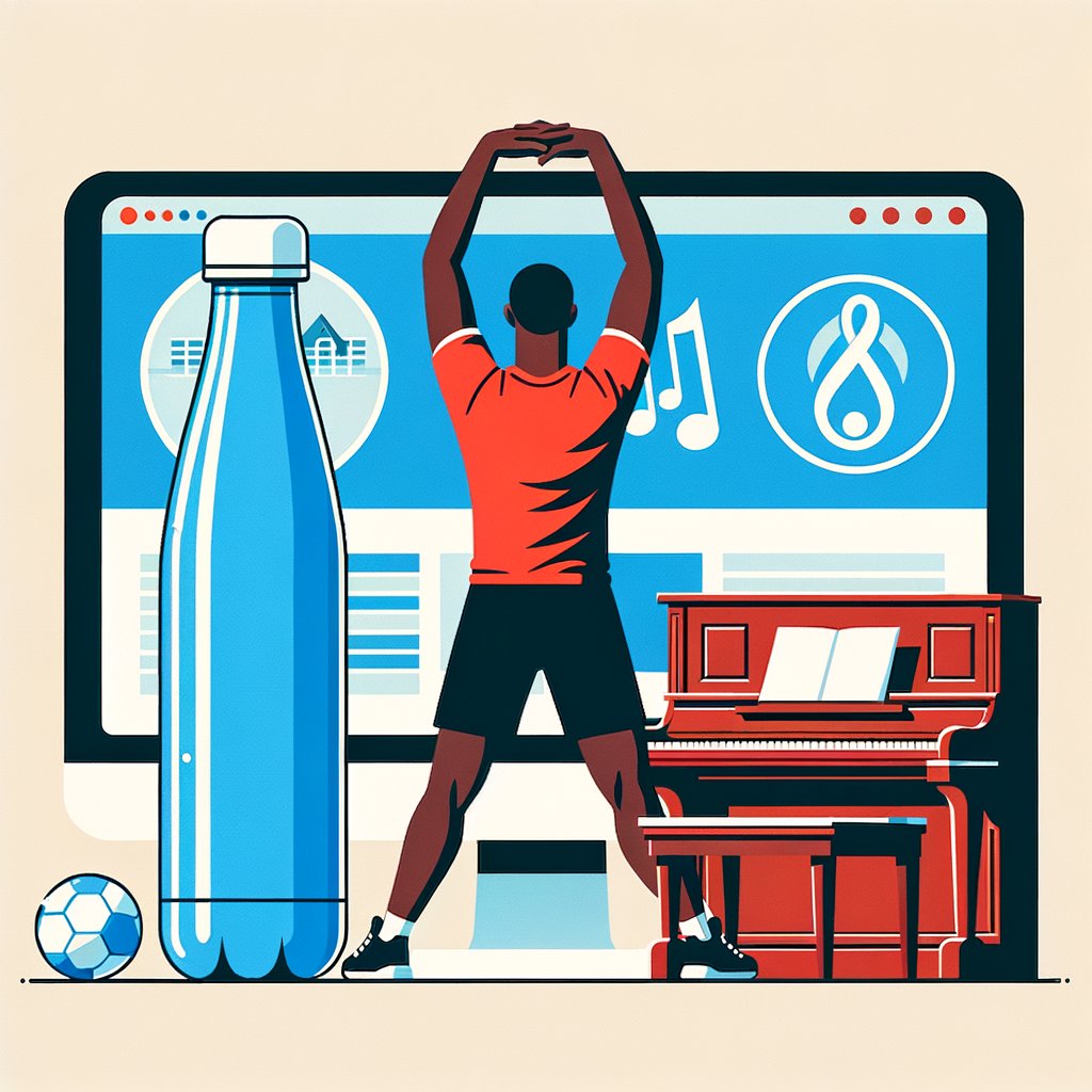 Stay hydrated and take regular breaks to stand up and stretch to maintain overall physical wellness. Learn more at skool.com/spm #Hydration #PhysicalWellness #DailyTips #PianoTutorial #PianoLessons #PianoCover