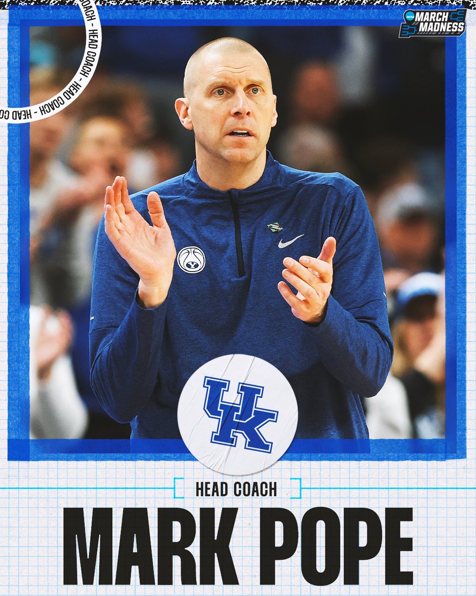 Mark Pope is the new head coach of Kentucky 👏 The Wildcats made it official today 😼
