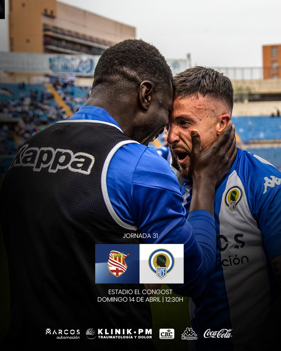 ⚽ 𝗣𝗿𝗼́𝘅𝗶𝗺𝗼 𝗽𝗮𝗿𝘁𝗶𝗱𝗼   🆚 CE Manresa 📅 Domingo 14 de abril ⏰ 12:30  🏟️ El Congost 📺 tvfootballclub.com  #ManresaHércules 💙 #MachoHércules 🤍