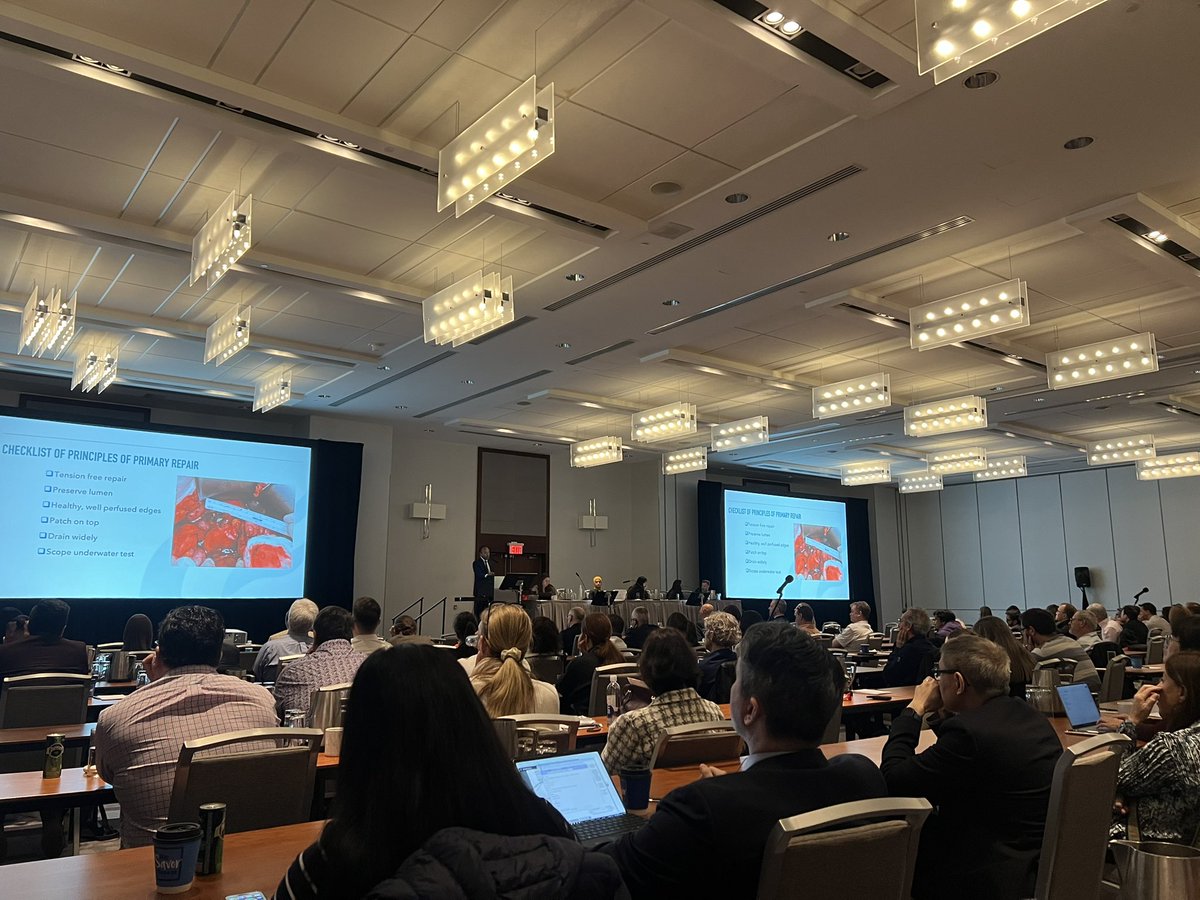 Day 2 of the Update in General Surgery- hernias, acute care surgery and complications! It’s a full house with lots of interaction and controversy. #UGS2024