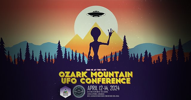 Greetings from Eureka Springs, Arkansas, where I'm speaking at the Ozark Mountain UFO Conference. To those of you who are here, I very much look forward to meeting you. ozarkufoconference.com