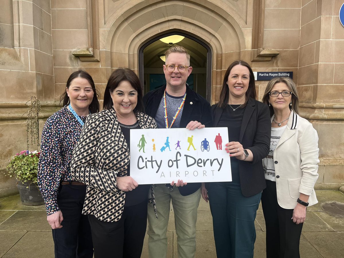 The Airport came together with the fantastic team @UlsterUni's Magee Campus today to discuss how we can support international students travelling to attend examinations with the School of Nursing. We look forward to welcoming the students to #CityofDerryAirport. #WeAreUU