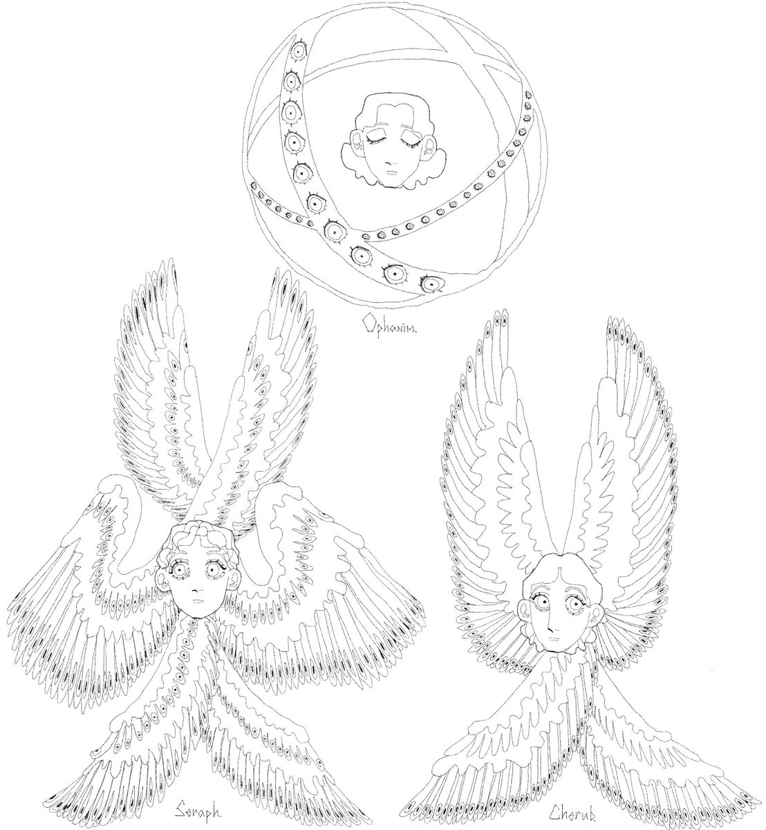 LamsLost's tweet image. Holy, Holy, Holy,

#seraph
#cherub
#ophanim