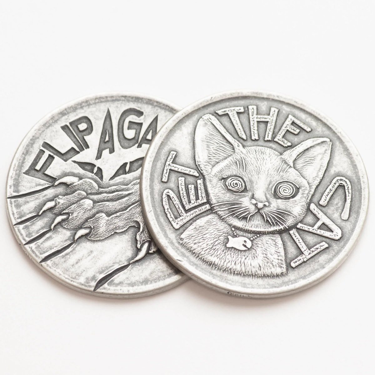 My cat is infuriated @MontayBayBay declined to use her design for the latest coin 🪙. However since she is an extreme russophobe she has decided to endorse this incredible new coin.