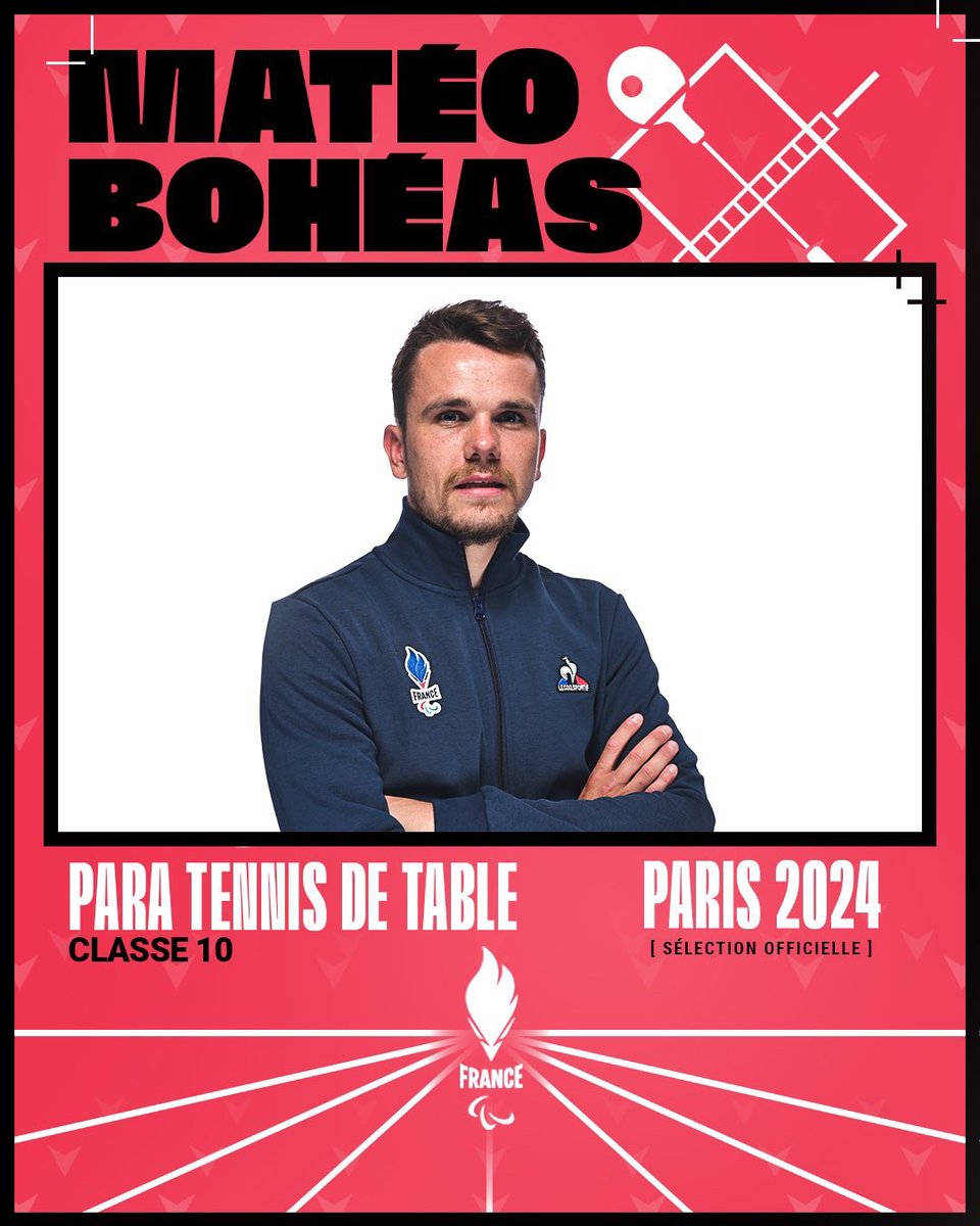 🔥 Officiellement qualifié pour Paris 2024 🔥 Après 15 mois de tournois à travers le monde, me voici qualifié pour mes 3ème Jeux Paralympiques après Rio 🇧🇷 et Tokyo 🇯🇵 Merci à mes partenaires, à mon club et à tout ceux qui s’investissent dans ce projet ! 💪🏼 #SportAngers