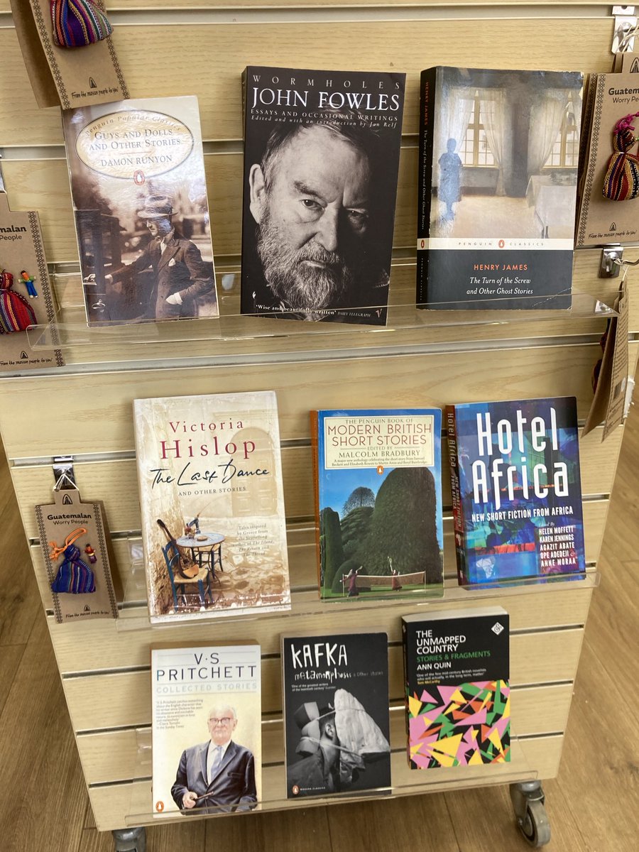 Excellent #shortstory selection at ⁦@oxfamgb⁩ bookshop #guildford. I’ll be back 😍