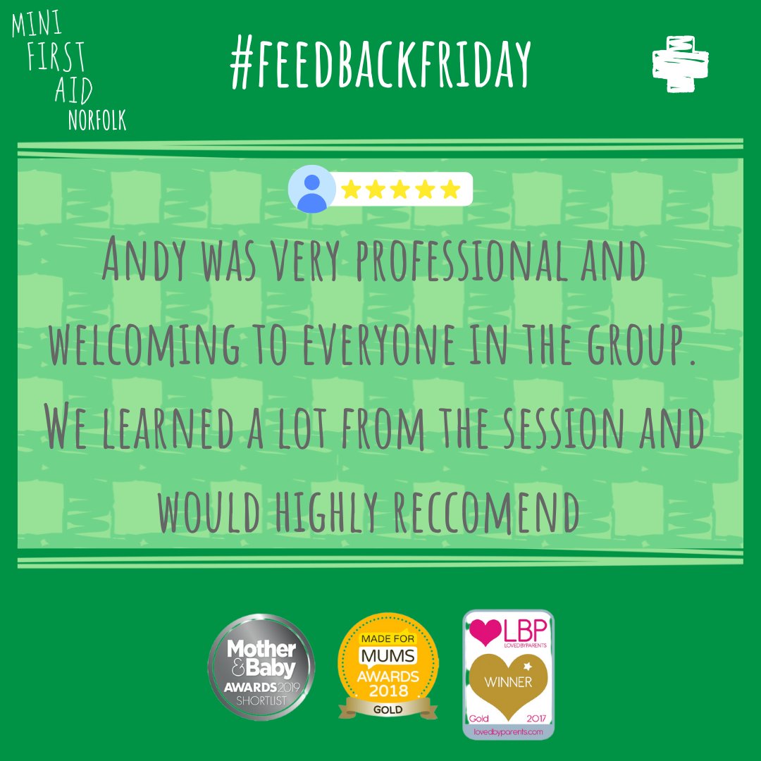 Loving this review from MPR, showing he felt welcome and learnt a lot. We're so happy our course is helping you feel empowered to use your first aid skills if needed in the future.

To book a course to empower yourself check out

norfolk.minifirstaid.co.uk/classes

#HappyCustomer #ThankYou