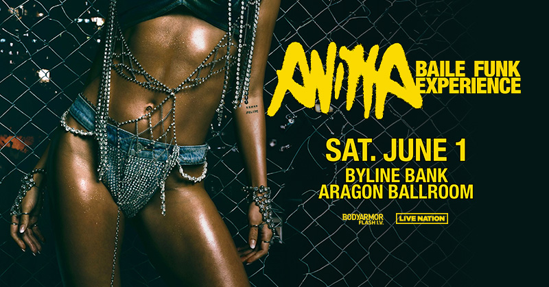 Tickets for @Anitta are NOW on sale! Don’t miss this close and intimate live 🇧🇷🔥 Brazilian Funk experience at Byline Bank Aragon Ballroom. 🔥🔥 livemu.sc/4aHgfd8