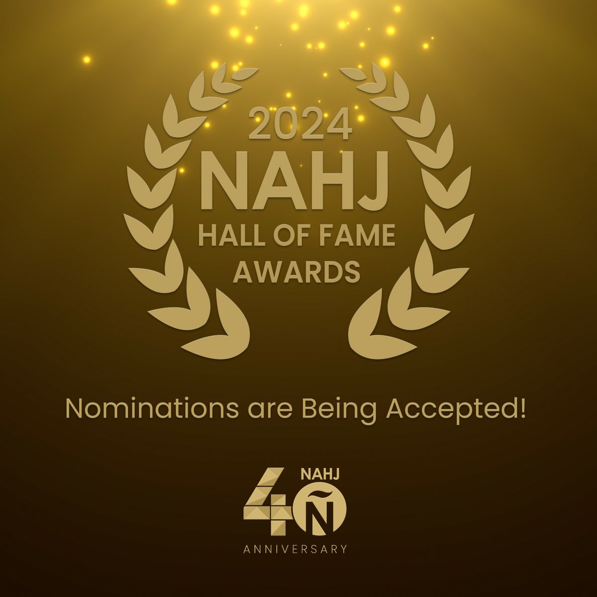 CALLING ALL MEMBERS — It’s time to nominate someone for the 2024 NAHJ Hall of Fame! 🏆 The Hall of Fame gala will be held during the #NAHJ40th Anniversary Conference & Expo on Saturday, July 13 in Hollywood, CA.

Get more info ➡️ nahj.org/hall-of-fame/