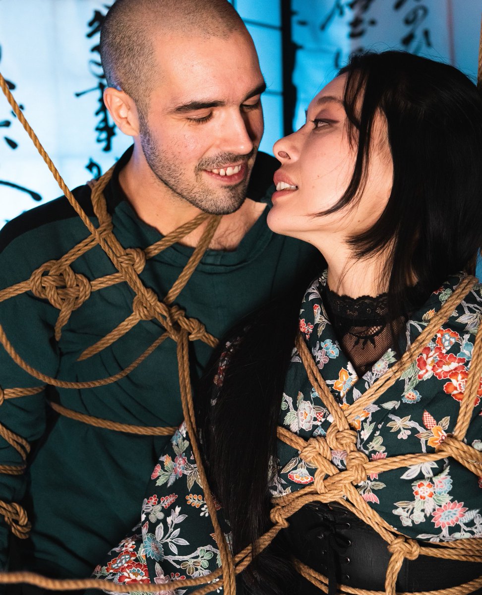 VoudouRopes's tweet photo. These two are really bound together so closely in all meanings❤️‍🔥, the ropes are just a little help to show it ;) ⁠

⁠
#shibari #artofrope #ropeart #shibariphotoshoot  #juterope #voudouropes #couplegoals #couplephotosession #shibariphotography #shibarilove https://t.co/NWdYhpiwjr