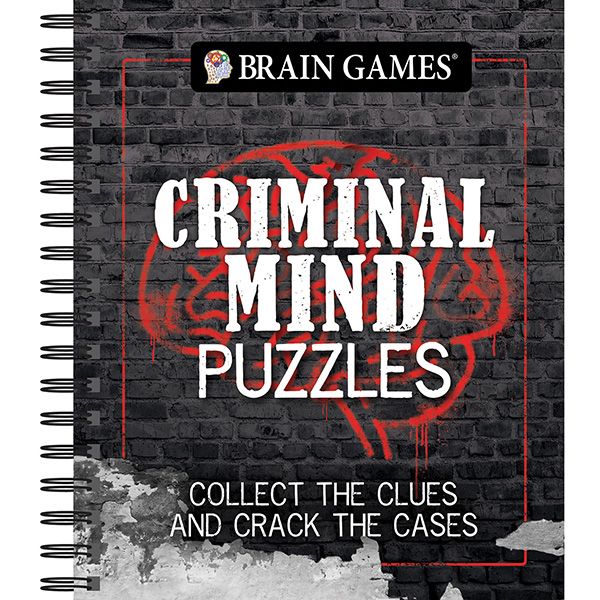 Think like a detective to solve more than 120 crime-themed puzzles. This entertaining collection challenges aspiring sleuths to decipher hidden codes, match fingerprints, spot alterations in crime scenes, and more. Shop Now: bit.ly/3VSvsng #puzzles