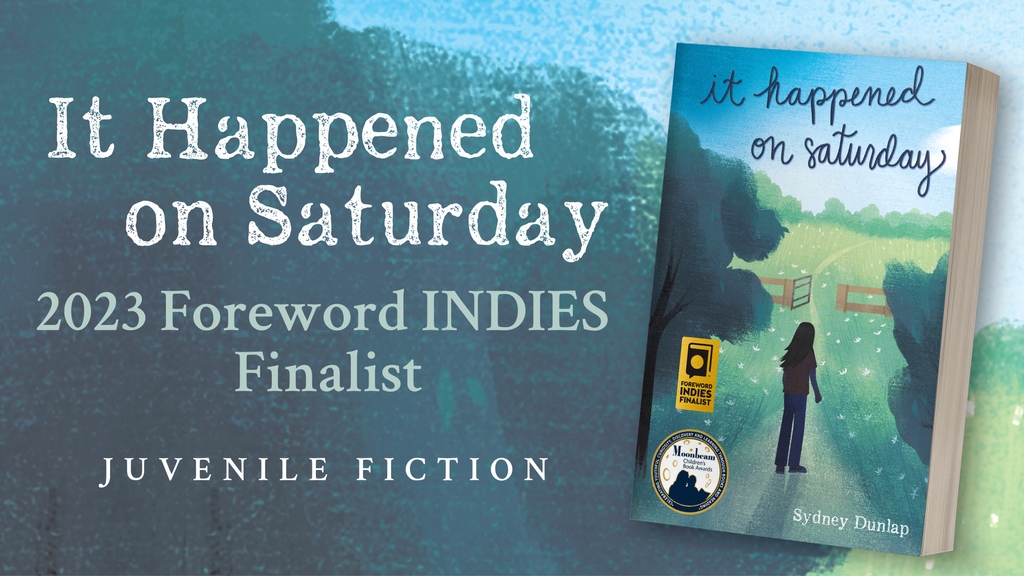 IT HAPPENED ON SATURDAY is a finalist in the 2023 @ForewordReviews INDIES! 💙 Congratulations, @SydneyDunlap16! forewordreviews.com/awards/finalis…