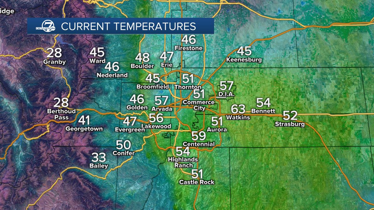 Temps outside right now Denver7