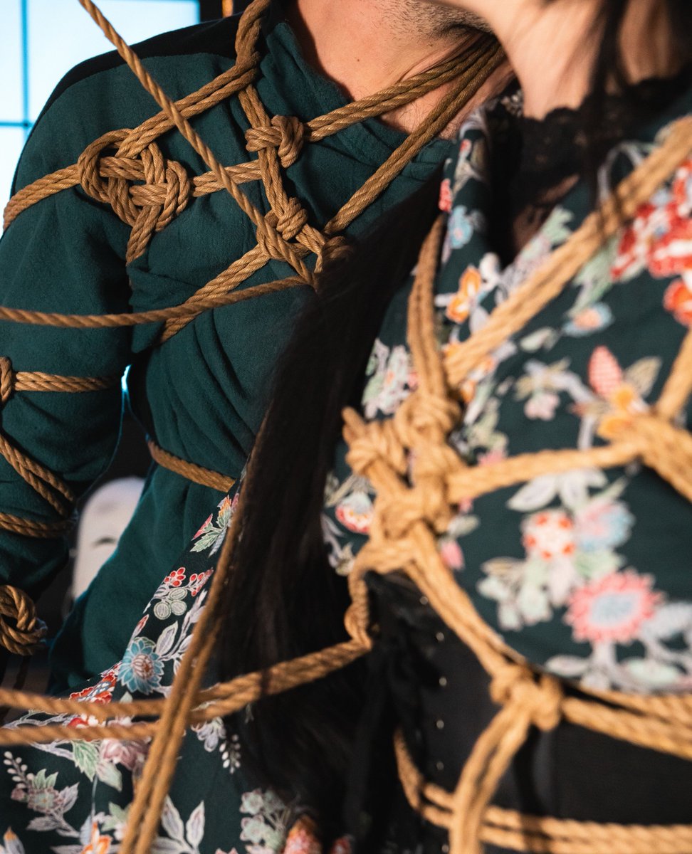 VoudouRopes's tweet photo. These two are really bound together so closely in all meanings❤️‍🔥, the ropes are just a little help to show it ;) ⁠

⁠
#shibari #artofrope #ropeart #shibariphotoshoot  #juterope #voudouropes #couplegoals #couplephotosession #shibariphotography #shibarilove https://t.co/NWdYhpiwjr