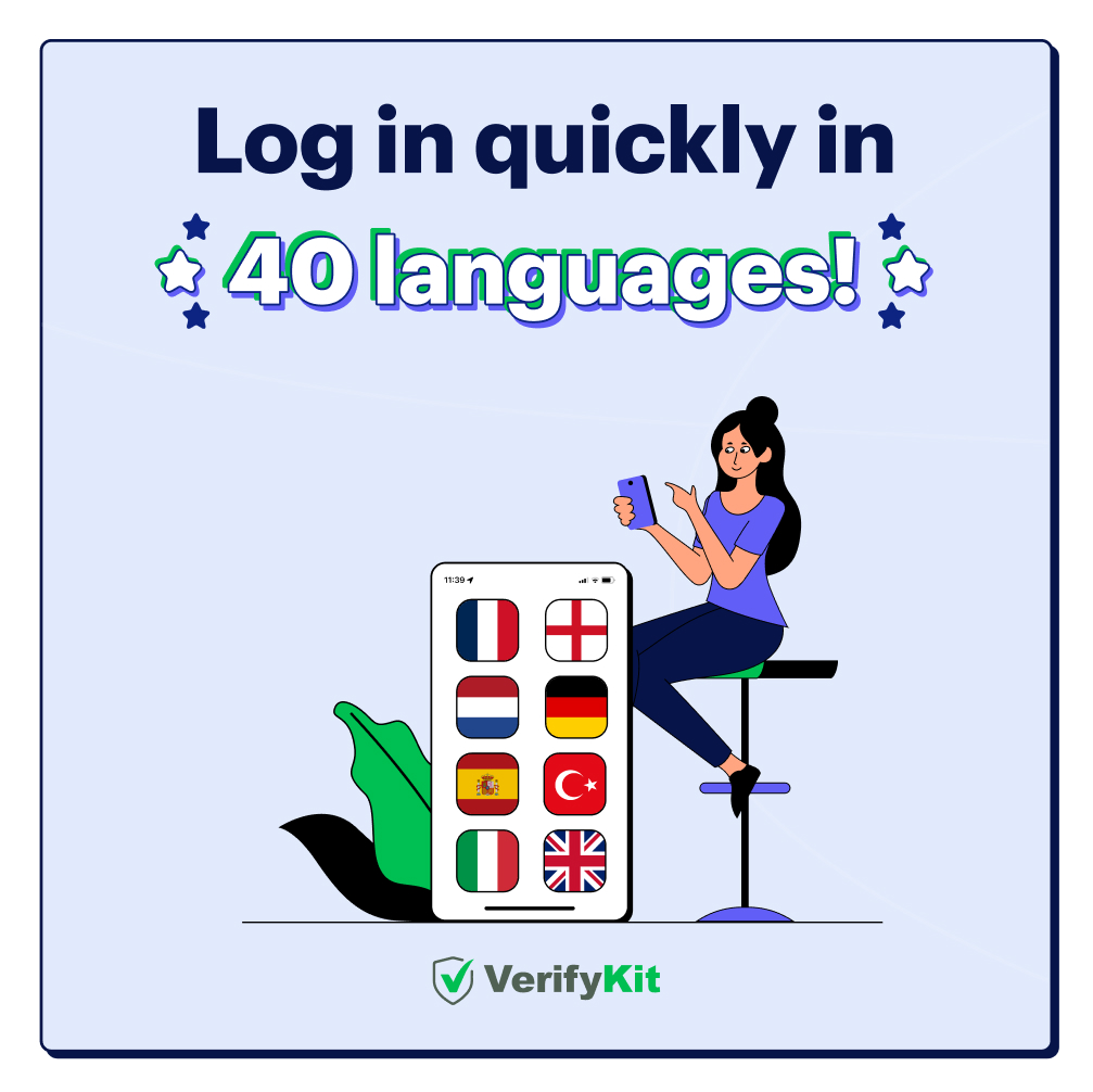 vrfykit's tweet photo. #VerifyKit supports 40 languages in verifications for mobile and web apps. Stay connected to the world! https://t.co/Iv4QUPKzIy