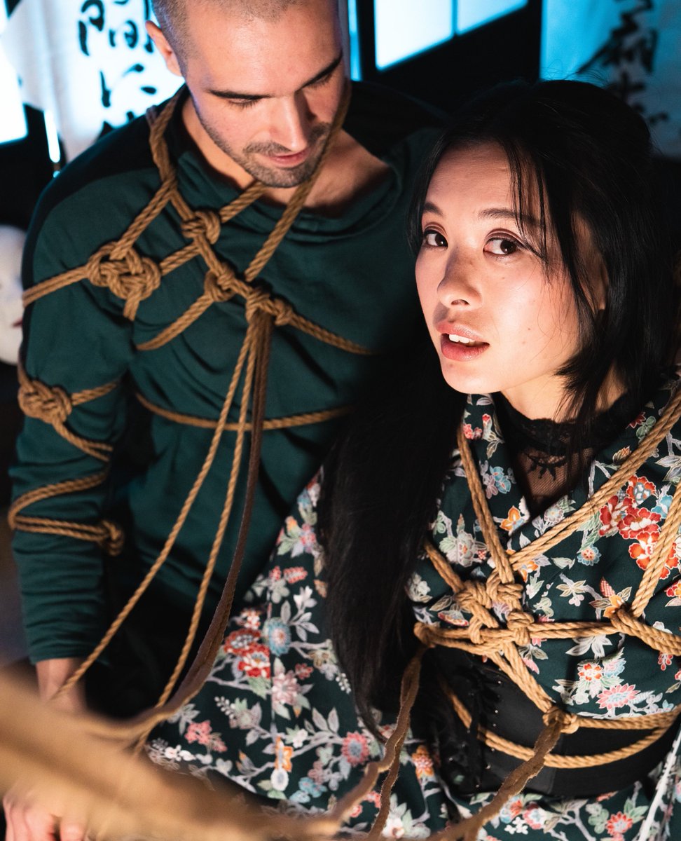 VoudouRopes's tweet photo. These two are really bound together so closely in all meanings❤️‍🔥, the ropes are just a little help to show it ;) ⁠

⁠
#shibari #artofrope #ropeart #shibariphotoshoot  #juterope #voudouropes #couplegoals #couplephotosession #shibariphotography #shibarilove https://t.co/NWdYhpiwjr