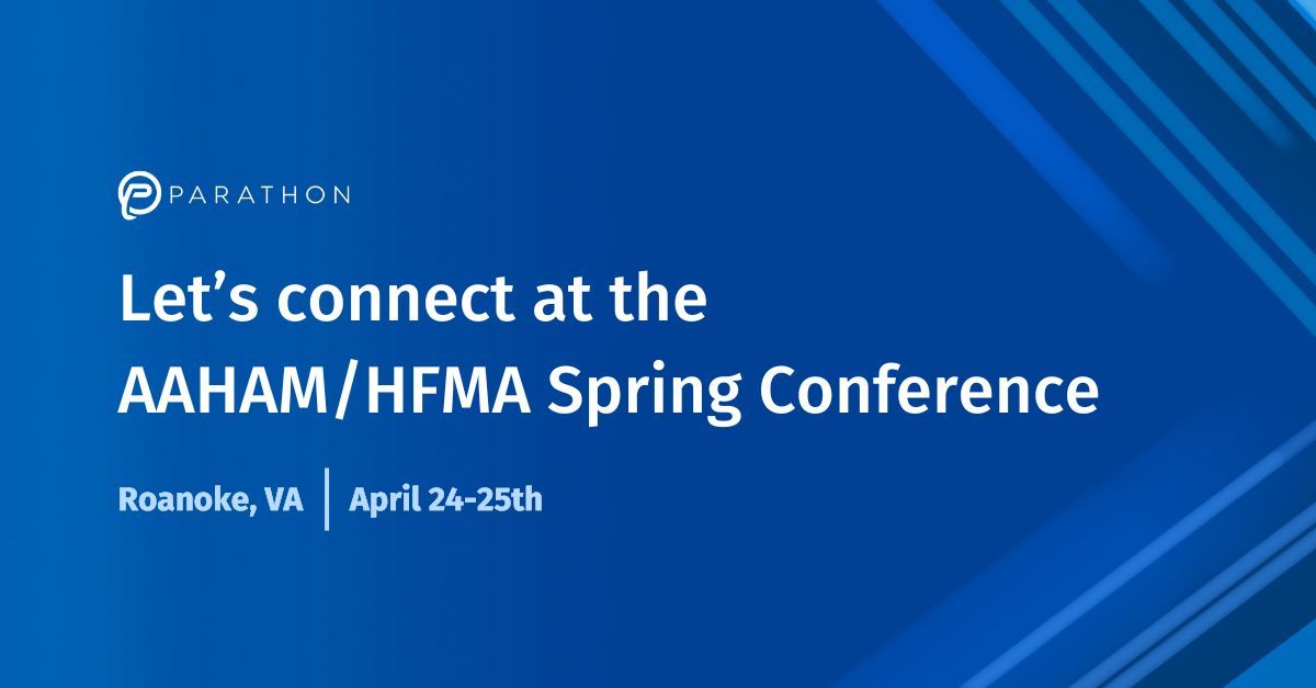 ParathonByJDA's tweet photo. We're thrilled to share that we'll be part of the upcoming AAHAM/HFMA Spring Conference later this month! Will you be attending?
Swing by our exhibition booth and connect with our Regional VP of Sales, Ken Krieger.
#AAHAM #HFMA #SpringConference https://t.co/JXphPDGEWR