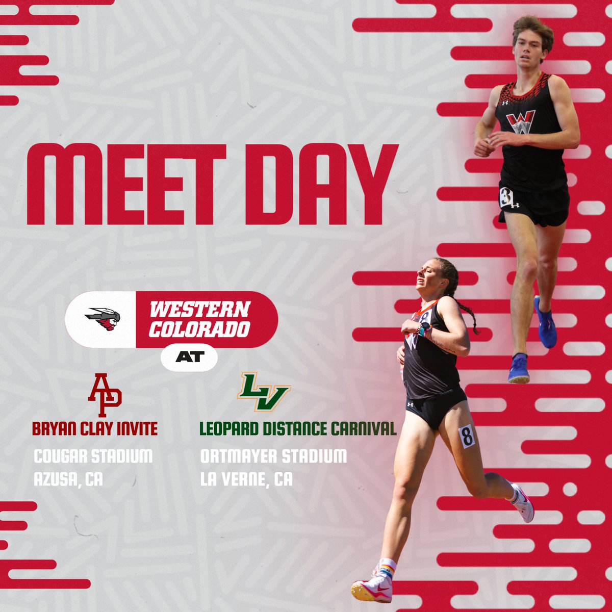It's a split meet day for the Mountaineers! Follow along with links at gomountaineers.com/TF2324sked @WesternTrack #ExcellenceElevated #7723ft
